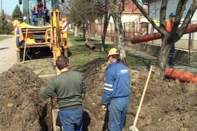 Izgradnja kanalizacije u ulici Albe Vidakovića