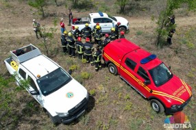 Vatrogasci uvežbavali gašenje šumskih požara, pa odmah intervenisali na terenu