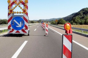 Radovi na autoputu kod petlje "Feketić", pravac prema Horgošu