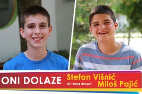 Oni dolaze: Miloš Pajić i Stefan Višnić, učenici OŠ "Kizur Ištvan"