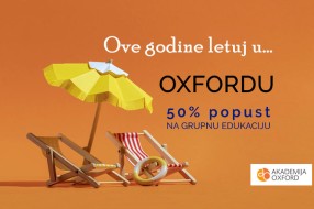Veliki letnji popust do čak 50 odsto na "Akademiji Oxford" na ubrzane grupne kurseve jezika