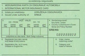 Ukidanje zelenog kartona od Nove godine