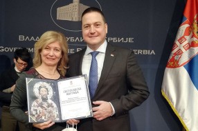 Mirjana Savanov dobitnica Svetosavske nagrade