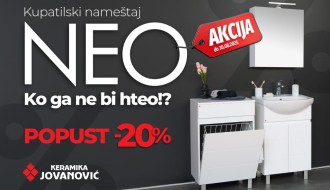 Akcija koja se ne propušta – kupatilska kolekcija NEO po sniženim cenama