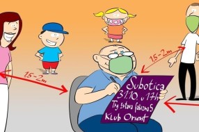 Karikaturista Marko Somborac crta Subotičane na festivalu „Hrizantema“
