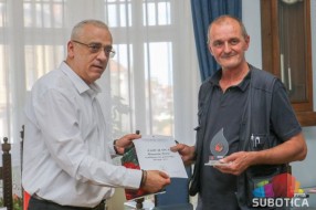 Dodeljene zahvalnice dobrovoljnim davaocima krvi