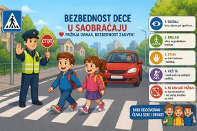 Bezbednost dece je odgovornost svih nas: Policija uputila važan apel vozačima i roditeljima