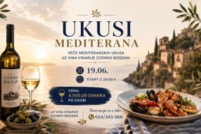 Ukusi Mediterana u "Thyme"-u: gastronomsko veče uz vina Vinarije "Zvonko Bogdan"