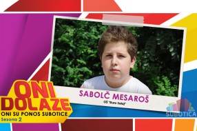 Oni dolaze: Sabolč Mesaroš, maturant OŠ "Đuro Salaj"