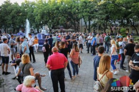 Miran protest u Subotici