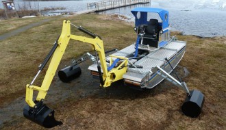 Pokrajina poklonila vodeni bager za unapređenje ekologije jezera Palić i Ludaš