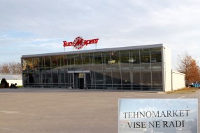 Zatvoren Tehnomarket u Subotici