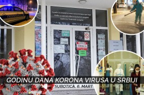 Pre godinu dana Subotica je bila prvi grad u Srbiji u kojem je registrovan korona virus