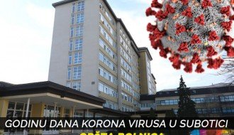 Godinu dana korona virusa u Subotici – u Opštoj bolnici lečeno više od 2.000 pacijenata
