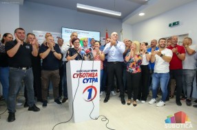 Ubedljiva pobeda liste "Aleksandar Vučić - Subotica sutra"
