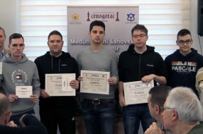Šah: Nikola Sedlak pobednik Međunarodnog turnira u Lovćencu, Čabarkapa drugi