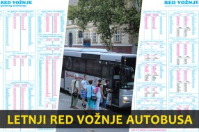 Od ponedeljka letnji red vožnje autobusa