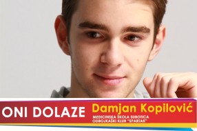 Oni dolaze: Damjan Kopilović, učenik Medicinske škole i član MOK "Spartak"