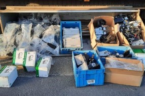 Pokušao da prenese preko granice auto-delove u vrednosti od 43.000 evra