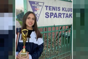 Tenis: Mila Polovina bez izgubljenog seta trijumfovala u Pančevu na Prvenstvu Vojvodine (U12)