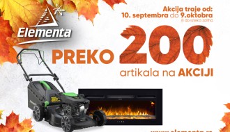 Jesenji popusti u "Elementi": Sve za baštu, dom i kuhinju na jednom mestu