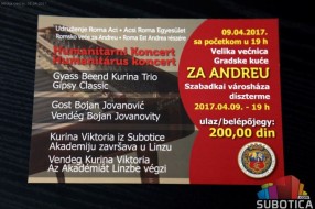 Humanitarni koncert "Romsko veče za Andreu"
