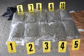 Zaplenjeno 10 kilograma marihuane, skrivene u vozilu