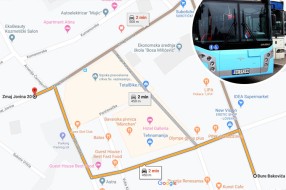 Promena saobraćanja autobuskih linija kroz Zmaj Jovinu u sredu
