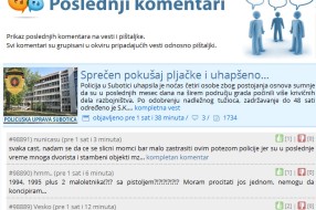 Komentari na Internet sajtovima