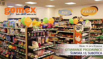 "Gomex" otvara novi objekat na Radijalcu