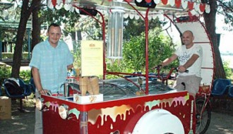 Solarno vozilo za prodaju sladoleda