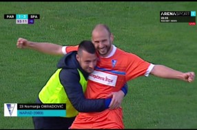 Fudbal: Spartak slavio u Beogradu protiv Partizana (1:3)