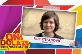 Oni dolaze: Filip Stefanović, učenik OŠ „Matko Vuković“ i Muzičke škole