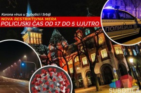 Policijski čas od 17 časova, omogućen kratak izlazak za šetnju kućnih ljubimaca