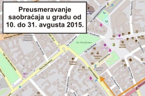 Od ponedeljka zatvoreno nekoliko glavnih ulica u centru grada