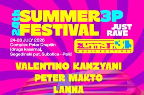 Festival „Summer3P” od 24. do 26. jula, vraća se Valentino Kanzyani