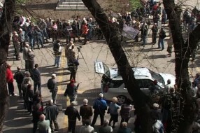 Protest akcionara Agrokombinata