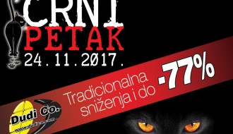 Najniže cene u godini - tradicionalni Dudi Co "Crni petak"