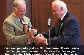 Slobodanu Markoviću uručen ruski orden