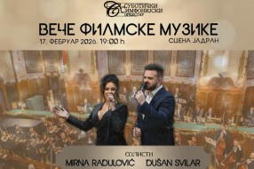 Mirna Radulović i Dušan Svilar sa Subotičkim simfonijskim orkestrom na sceni "Jadran"