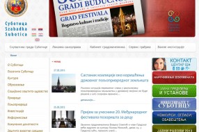 Sajt Grada na ćirilićnom pismu