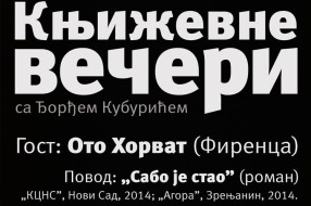 Promocija knjige Otoa Horvata sutra u restoranu "Krupara"