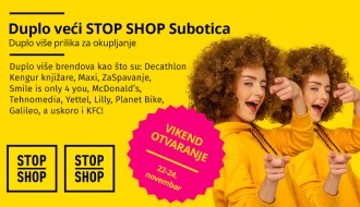Veliko vikend otvaranje proširenog šoping parka "STOP SHOP" uz besplatan koncert Magla benda