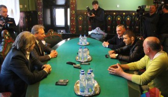 Rvač Davor Štefanek na prijemu u Gradskoj kući