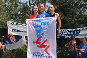 Plivači Spartaka osvojili 8 medalja na međunarodnom mitingu u Adi