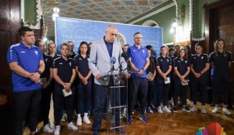 Svečani prijem u Gradskoj kući povodom uspeha ŽFK "Spartak" na međunarodnoj sceni