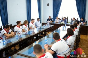 Vaterpolo reprezentacija Srbije na pripremama u Subotici