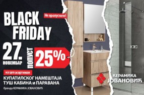 "Keramika Jovanović" nudi popust 25 odsto povodom "Crnog petka"