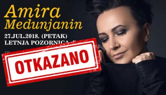 Otkazan večerašnji koncert Amire Medunjanin