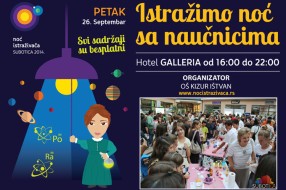 Sutra se održava Noć istraživača 2014